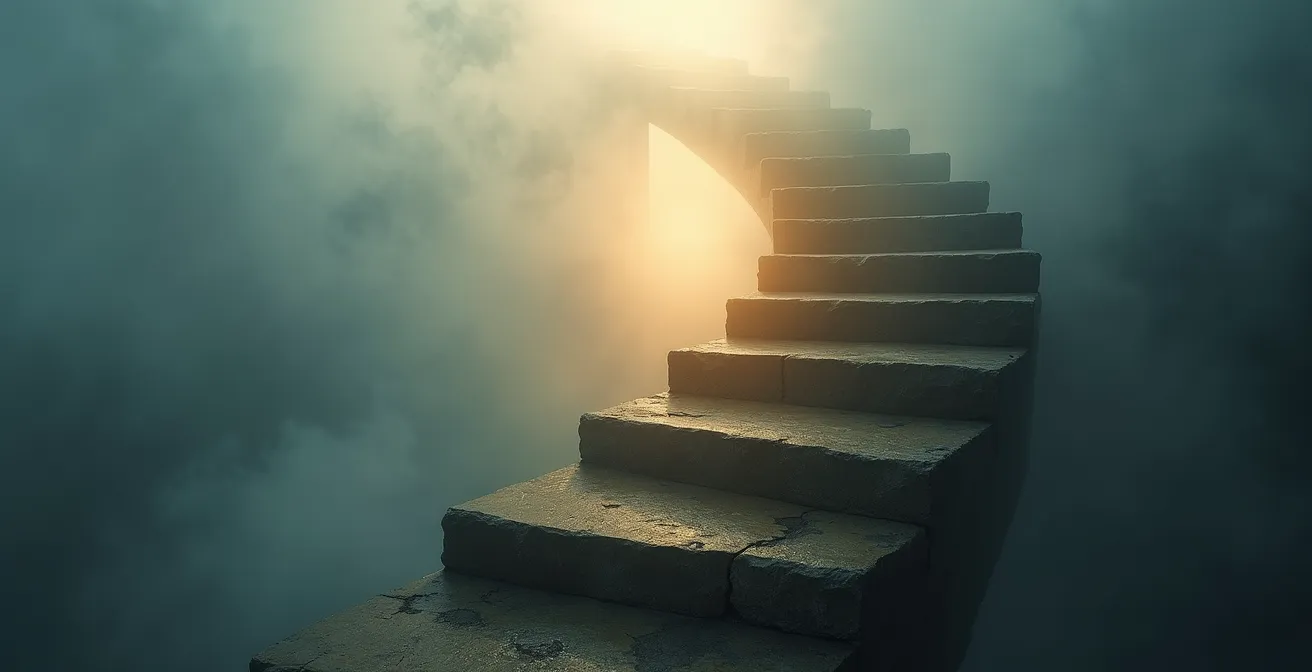 Spirale temporale che rappresenta i cicli di Saturno ogni 7 anni nella vita umana